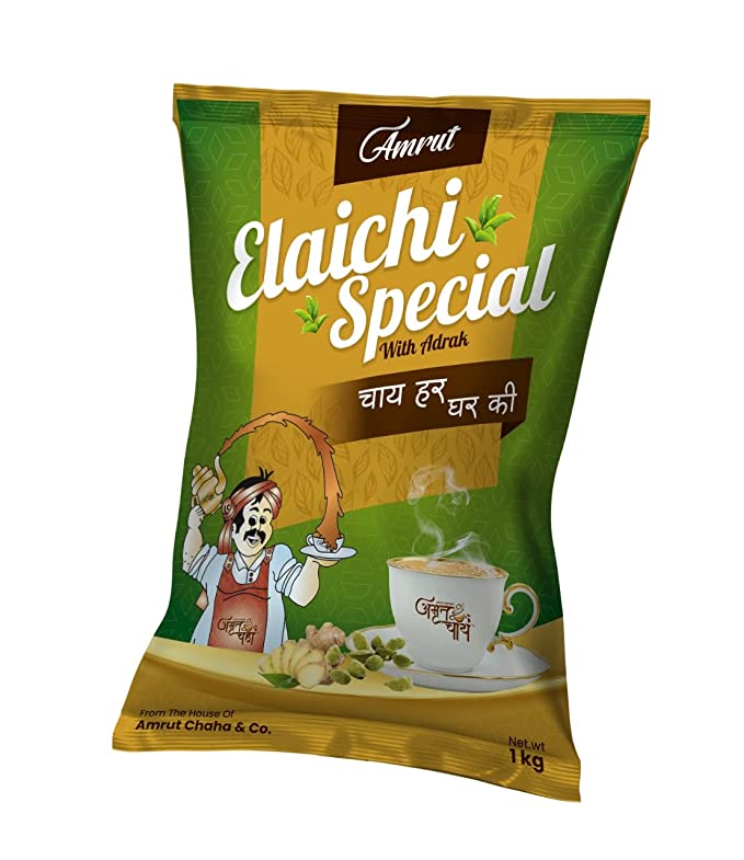 Amrut Tea Elaichi Special With Adrak